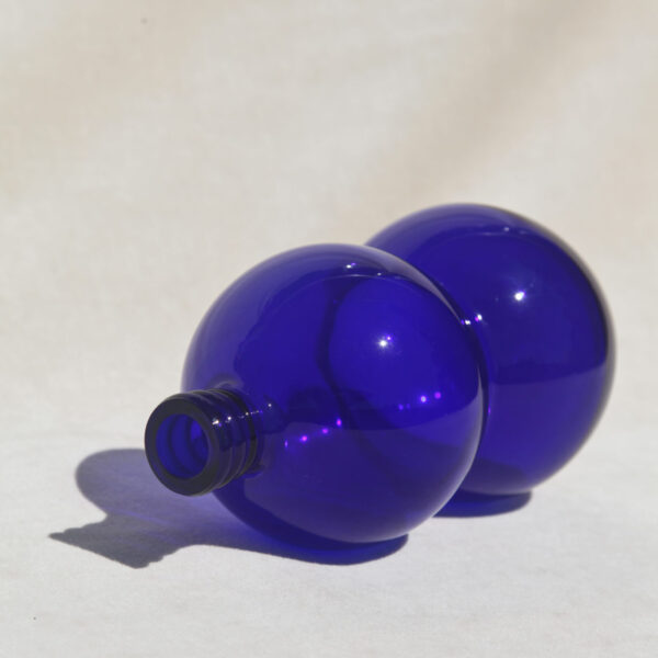 COBALT BLUE GLASS VASE